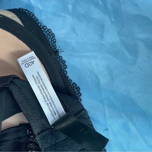 Adore me Elegant Black Lace underwire Bra size 40D. - Picture 3 of 5